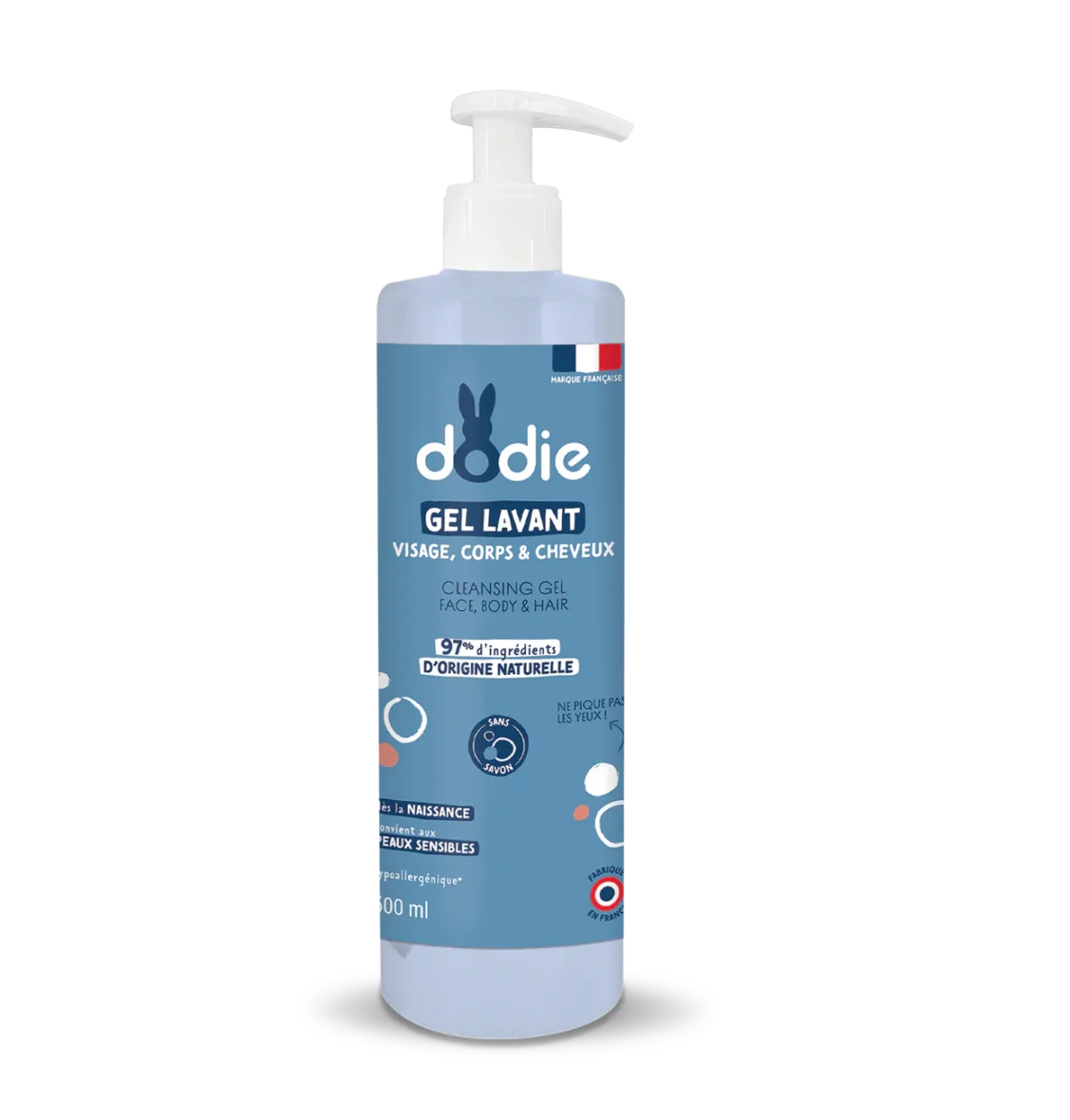Dodie Gel lavant 3en1 – 500ml