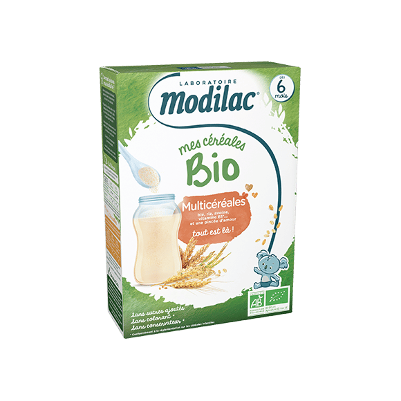 Modilac Céréales Bio Multicéréales 6m+