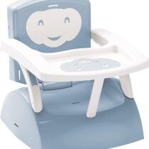 Retrouvez Thermobaby Rehausseur de chaise évolutif 2 en 1 Bleu aux meilleurs prix sur Bebemaman.ma . Livraison à domicile partout au Maroc.