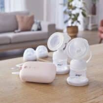 Avent Tire-lait électrique double Natural Motion rose-2