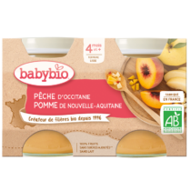 Retrouvez BabyBio Pêche Pomme d’Aquitaine 4mois+ aux meilleurs prix sur Bebemaman.ma . Livraison partout au Maroc.
