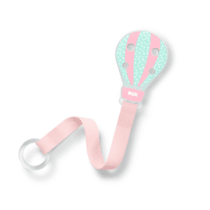 Retrouvez Nuk Attache-sucette tissu montgolfière rose sur Bebemaman.ma . Livraison à domicile partout au Maroc.