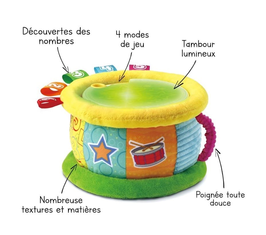 Vtech Tambour Lumi magique Bilingue