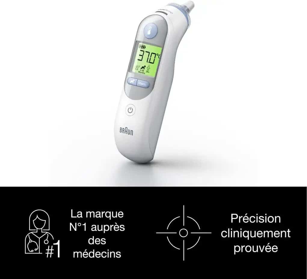 Braun ThermoScan 7 + avec Age Precision 2