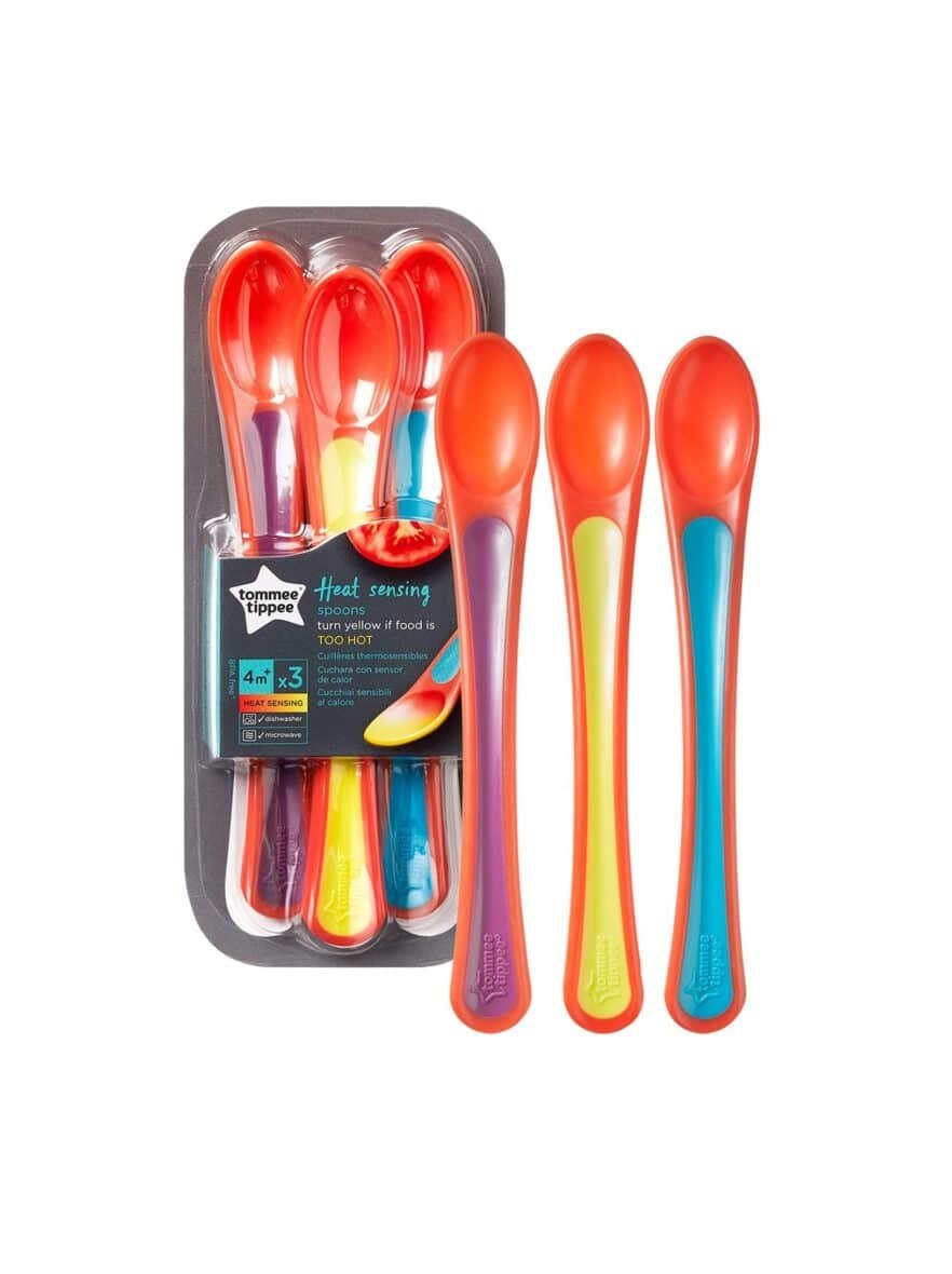 Tommee Tippee Lot de 3 Cuillères thermosensibles 4m+