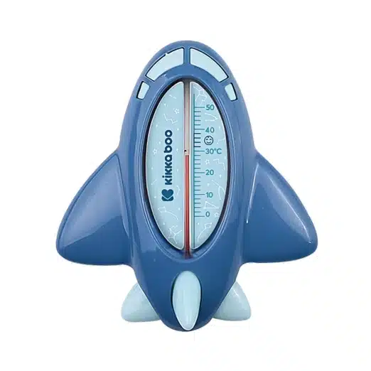 Kikkaboo Thermomètre de bain et intérieur Airplane Bleu