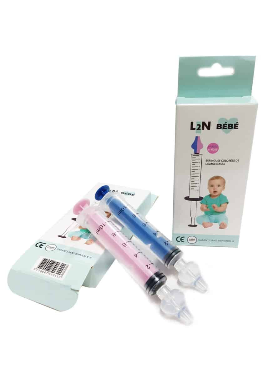 Bebemaman-L2N-Seringue-Nasale-Couleur-Rose-Bleu