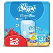 Retrouvez Sleepy Natural Couches de bain Taille 5-6 (11-25kg) 14 Unité aux meilleurs prix sur Bebemaman.ma . Livraison à domicile partout au Maroc.