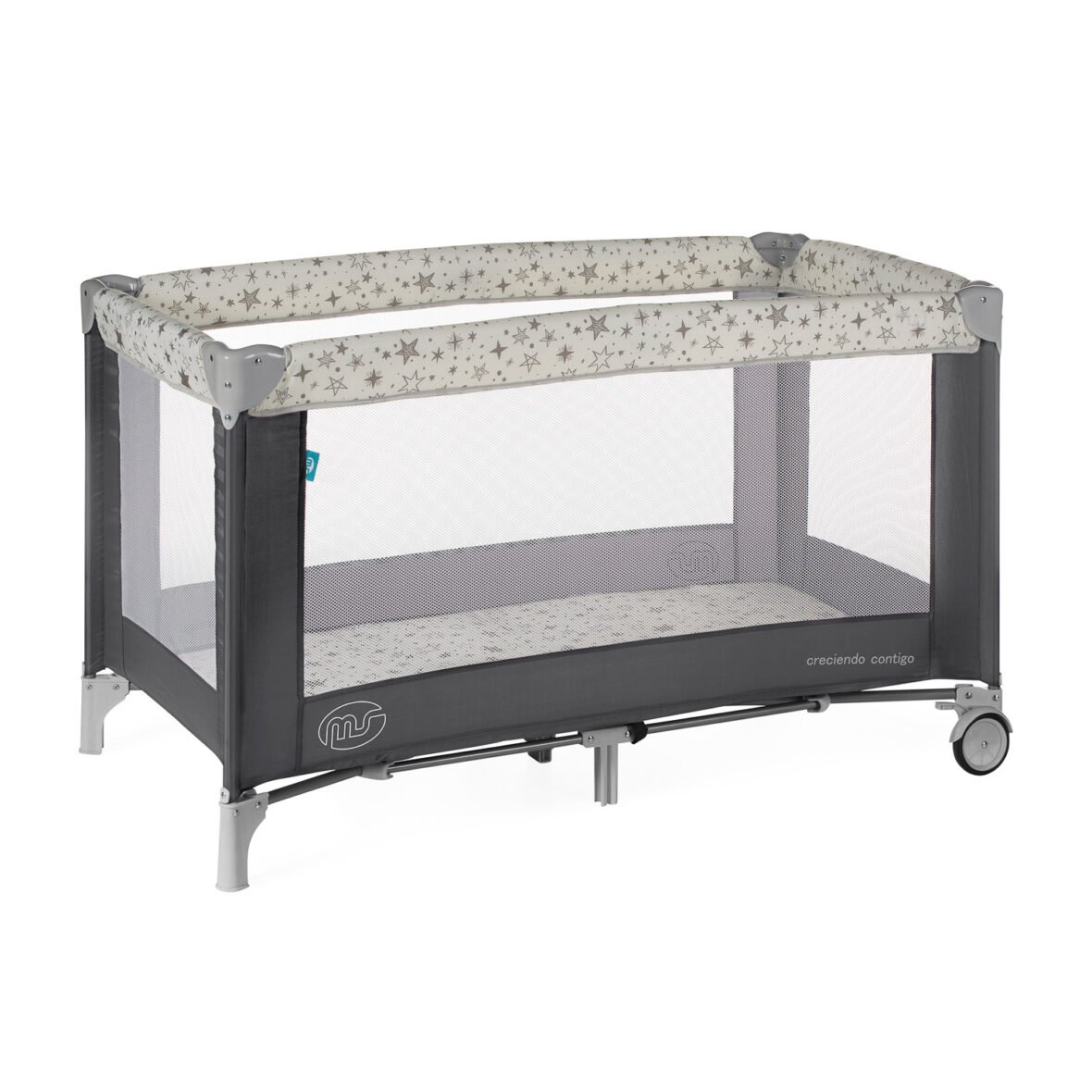 MS Lit de voyage pour bébé Basic – Etoiles
