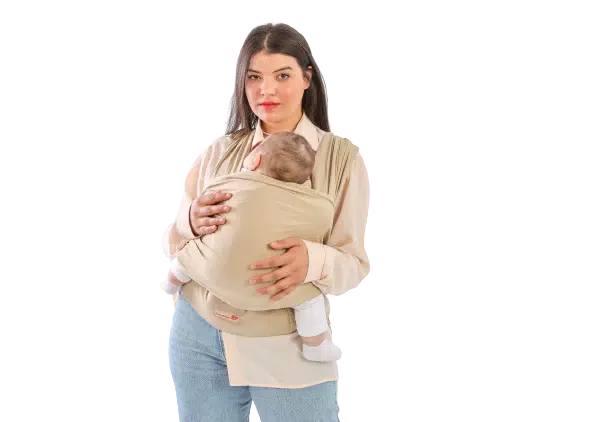 Echarpe de Portage avec Soutien Lombaire – Beige