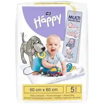 Retrouvez Happy Alèses Hygiéniques 60cmx60cm 5unités aux meilleurs prix sur Bebemaman.ma . Livraison à domicile partout au Maroc.