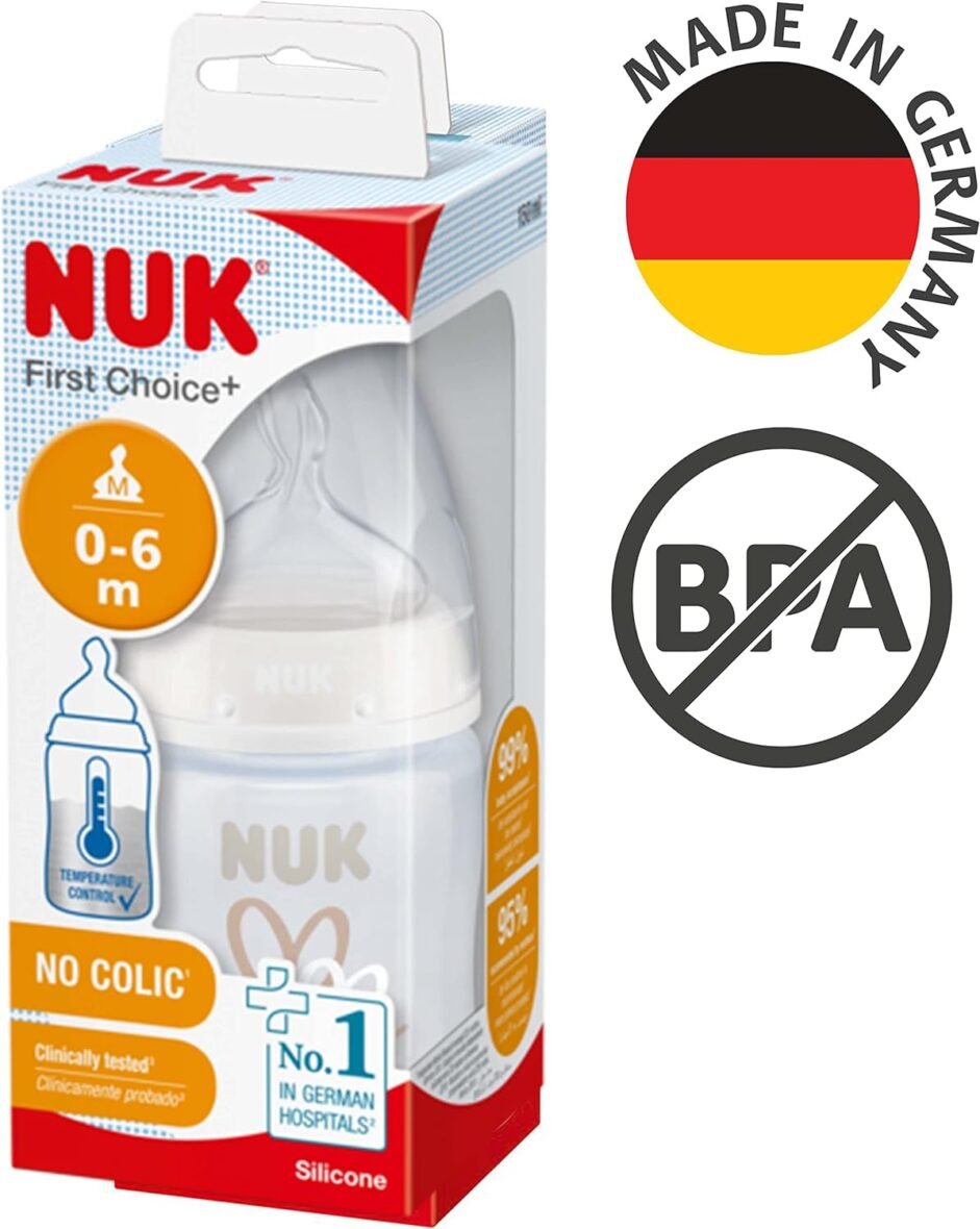 Bebemaman-Nuk Biberon first choice+ Température control 150ml 4