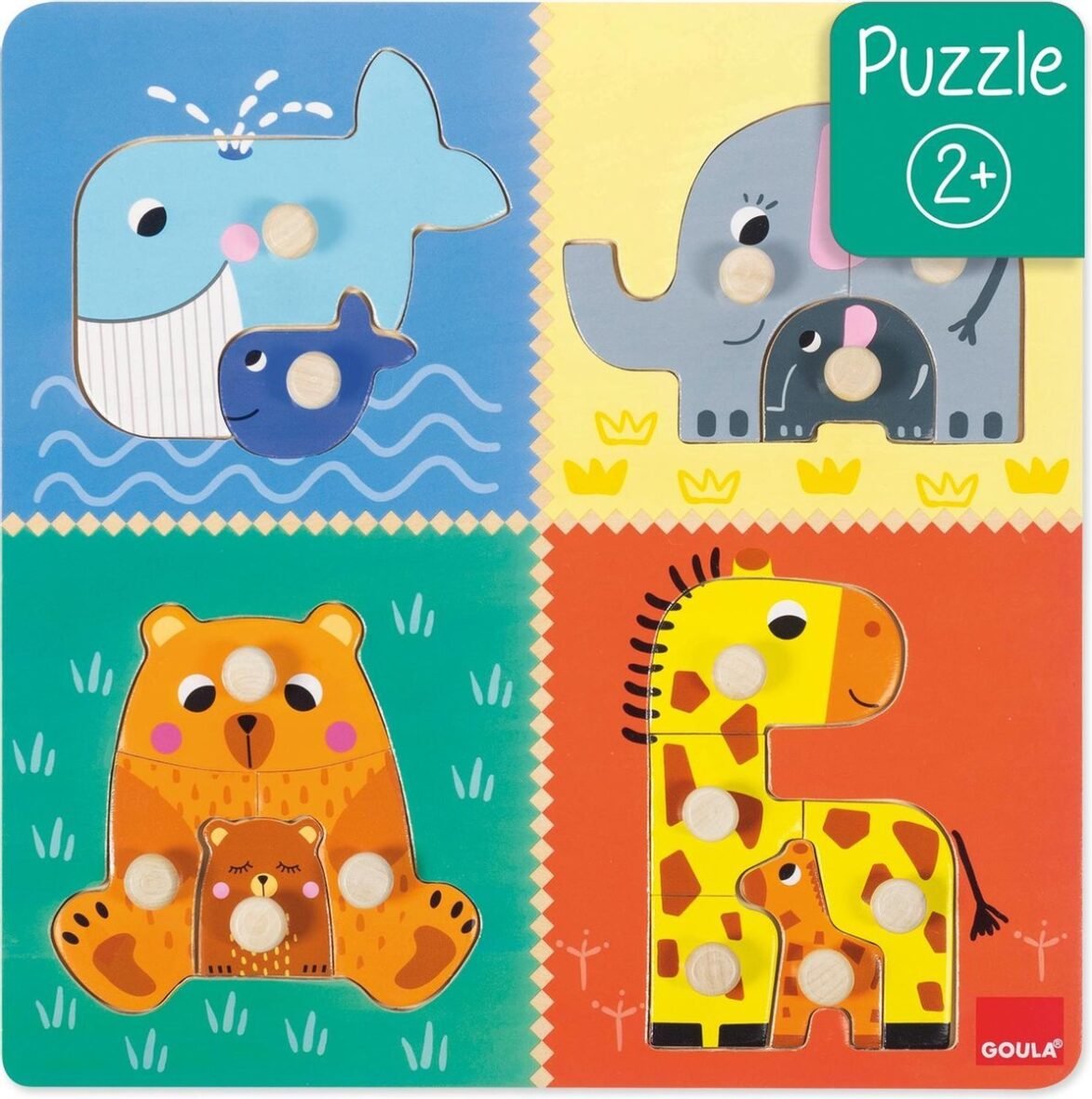 Goula Puzzle Encastrement Mamans et Bébés