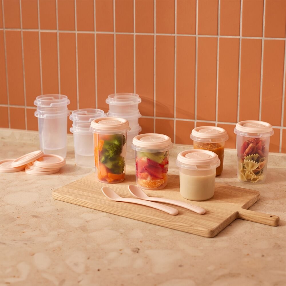 Bebemaman-Miniland Set 12 Pots de conservation hermétiques Candy 1