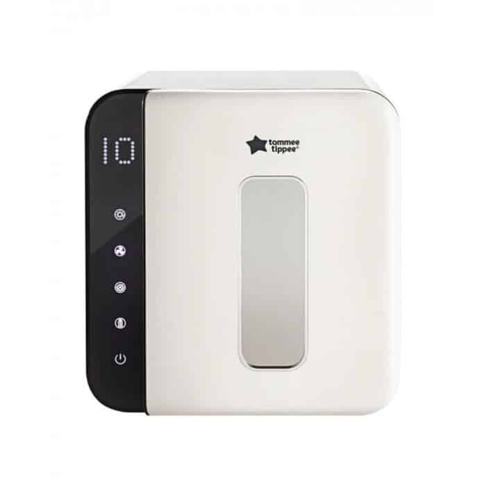 Tommee Tippee Stérilisateur Ultra UV, séchage et stockage pour biberons et accessoires – Blanc
