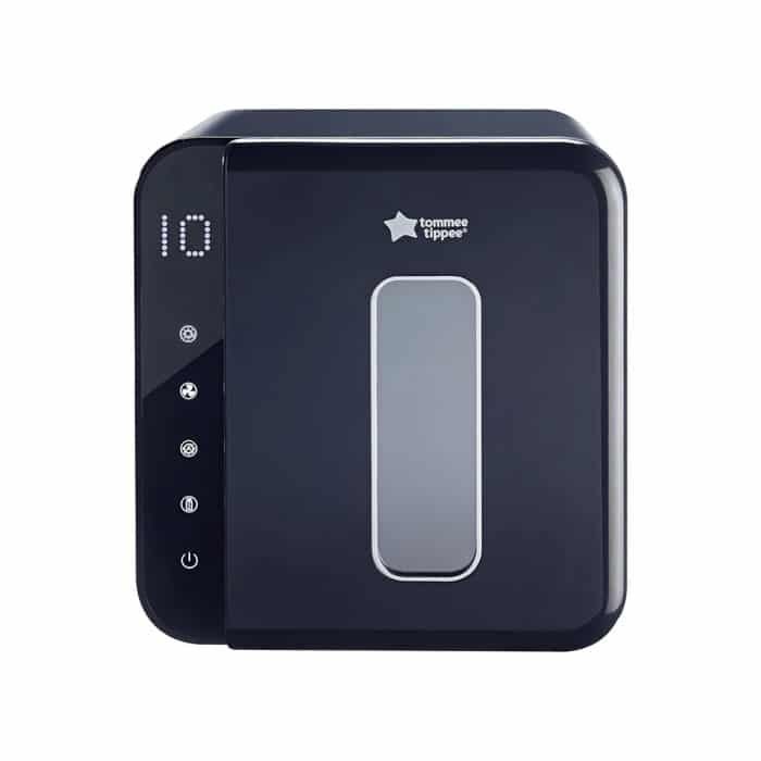 Tommee Tippee Stérilisateur Ultra UV, séchage et stockage pour biberons et accessoires – Noir
