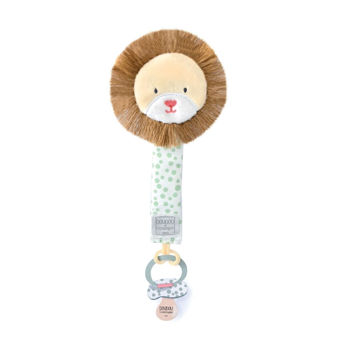 Doudou et Compagnie Attache sucette – Lion