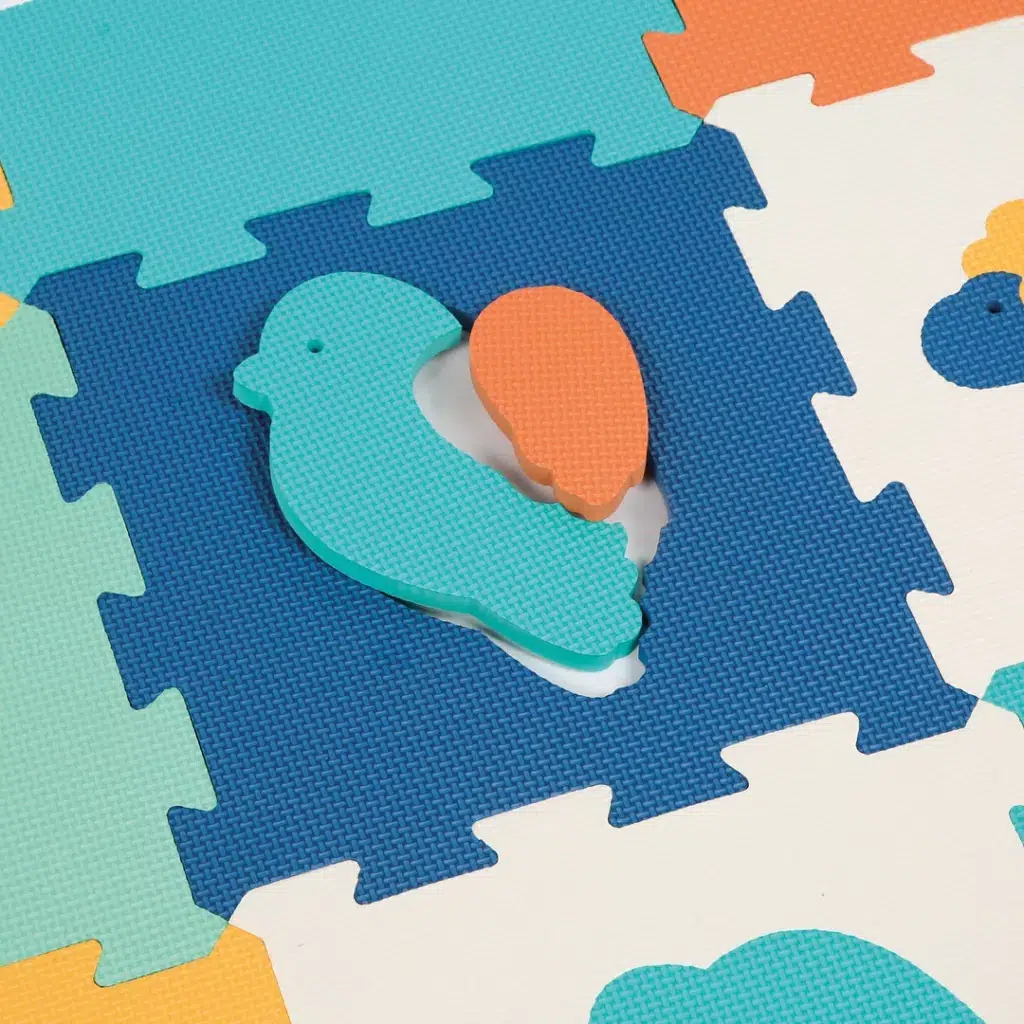 Bebemaman Ludi Tapis Mousse avec Bords et Coins animaux 2