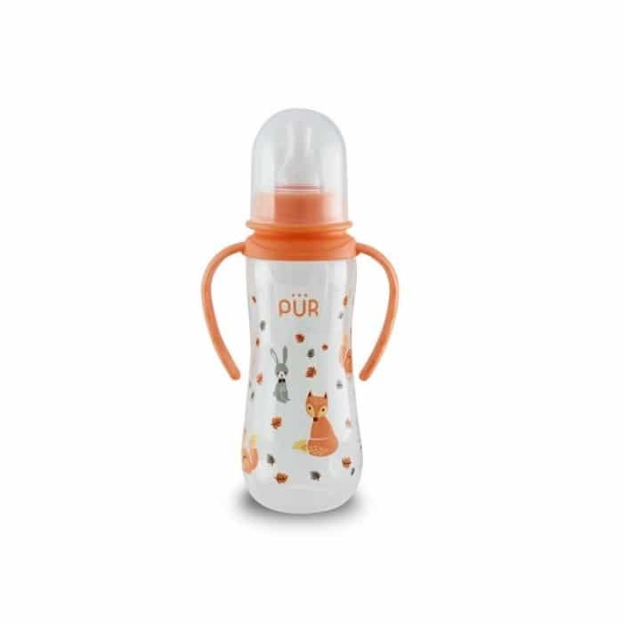 Pur Biberon avec poignée 250ml Lapinou – Orange