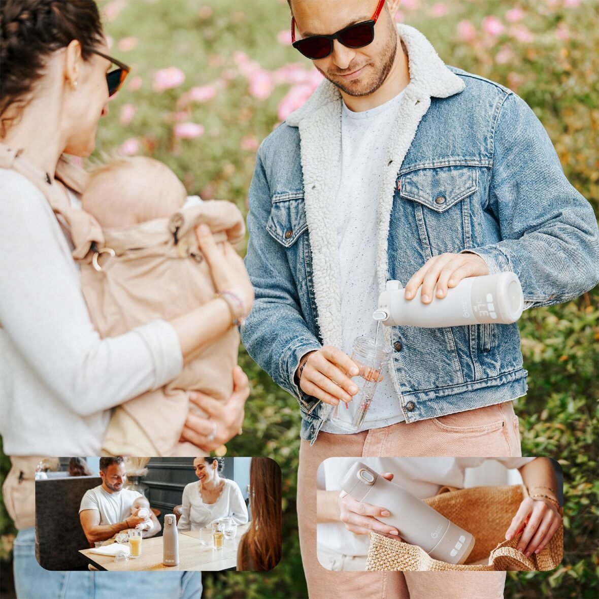 Babymoov Chauffe-biberon nomade rechargeable Moov & Feed