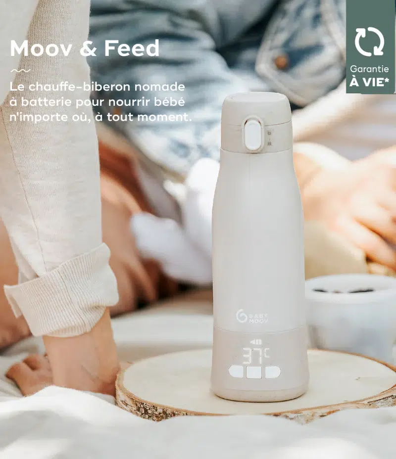 Bebemaman Babymoov Chauffe-biberon nomade rechargeable Moov & Feed 2