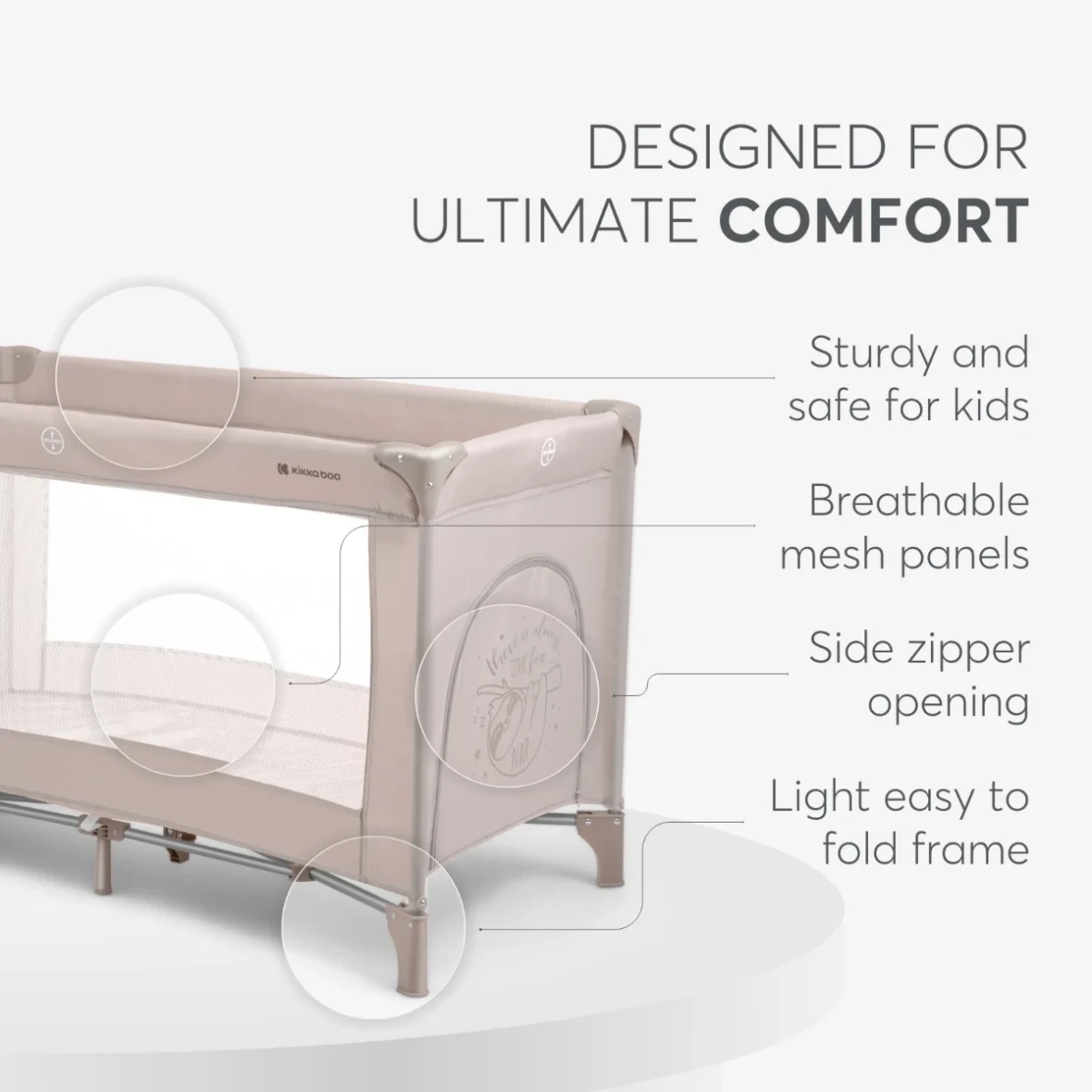 Bebemaman Kikkaboo Lit parapluie So Gifted Beige 1 niveau 5