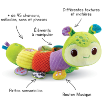 Retrouvez Vtech Myrtille ma lumi-chenille sensorielle aux meilleurs prix sur Bebemaman.ma . Livraison à domicile partout au Maroc. Paiement à la livraison.